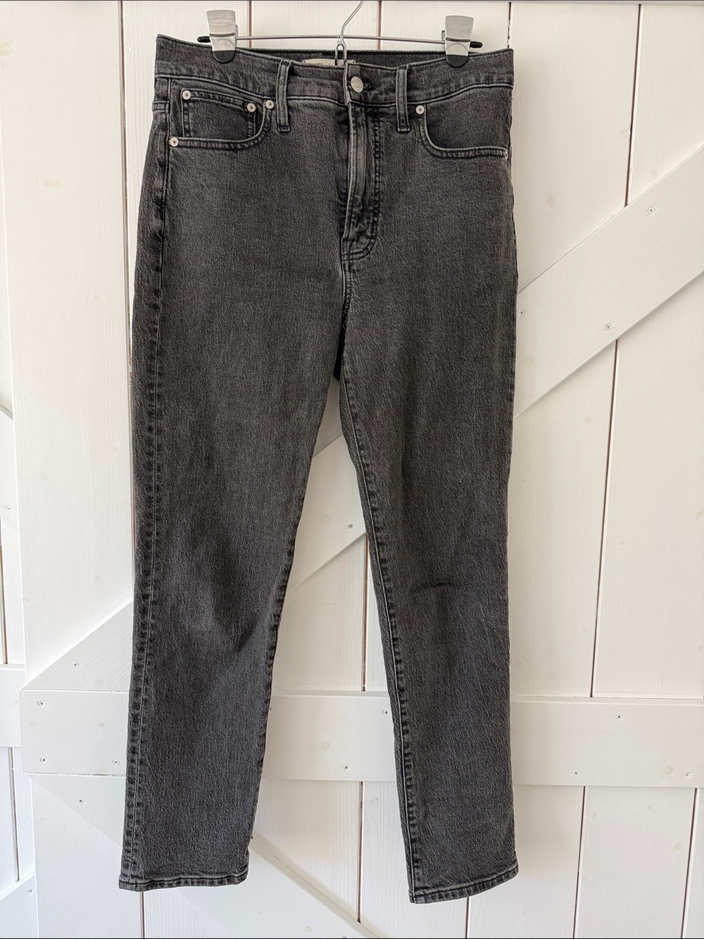 Madewell the Perfect Vintage Jean High-Rise in Charcoal Gray